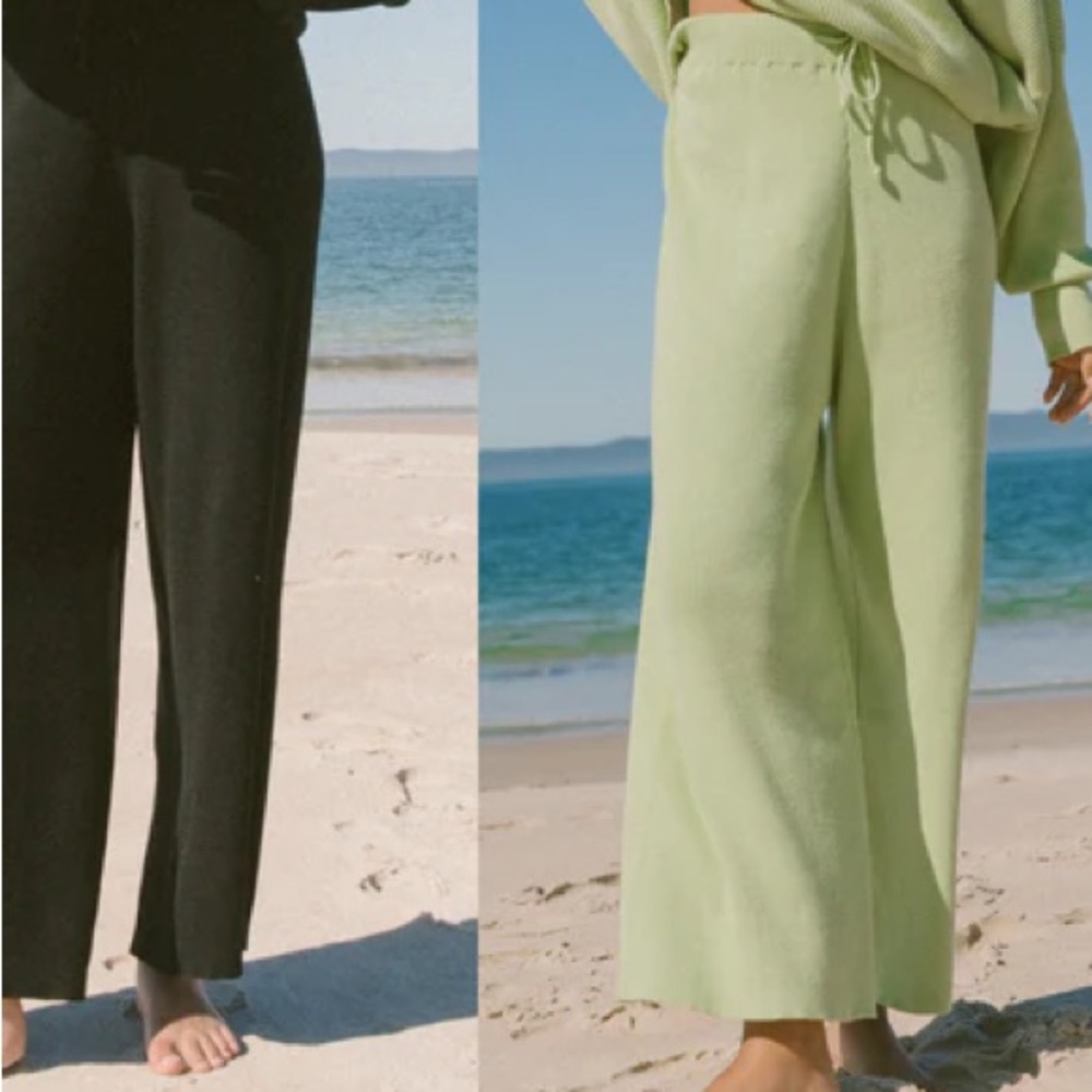 Alex knit pants in avocado